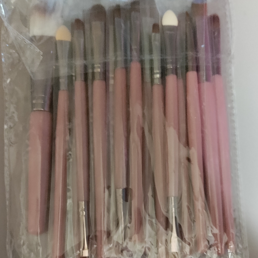 18 pc makeup brush set